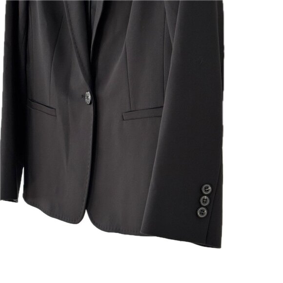 Hobbs London Women's Blazer Classic Charcoal Jack Pockets Lined US Size 8 EUC - Picture 5 of 12